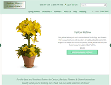 Tablet Screenshot of barbatoflowers.net